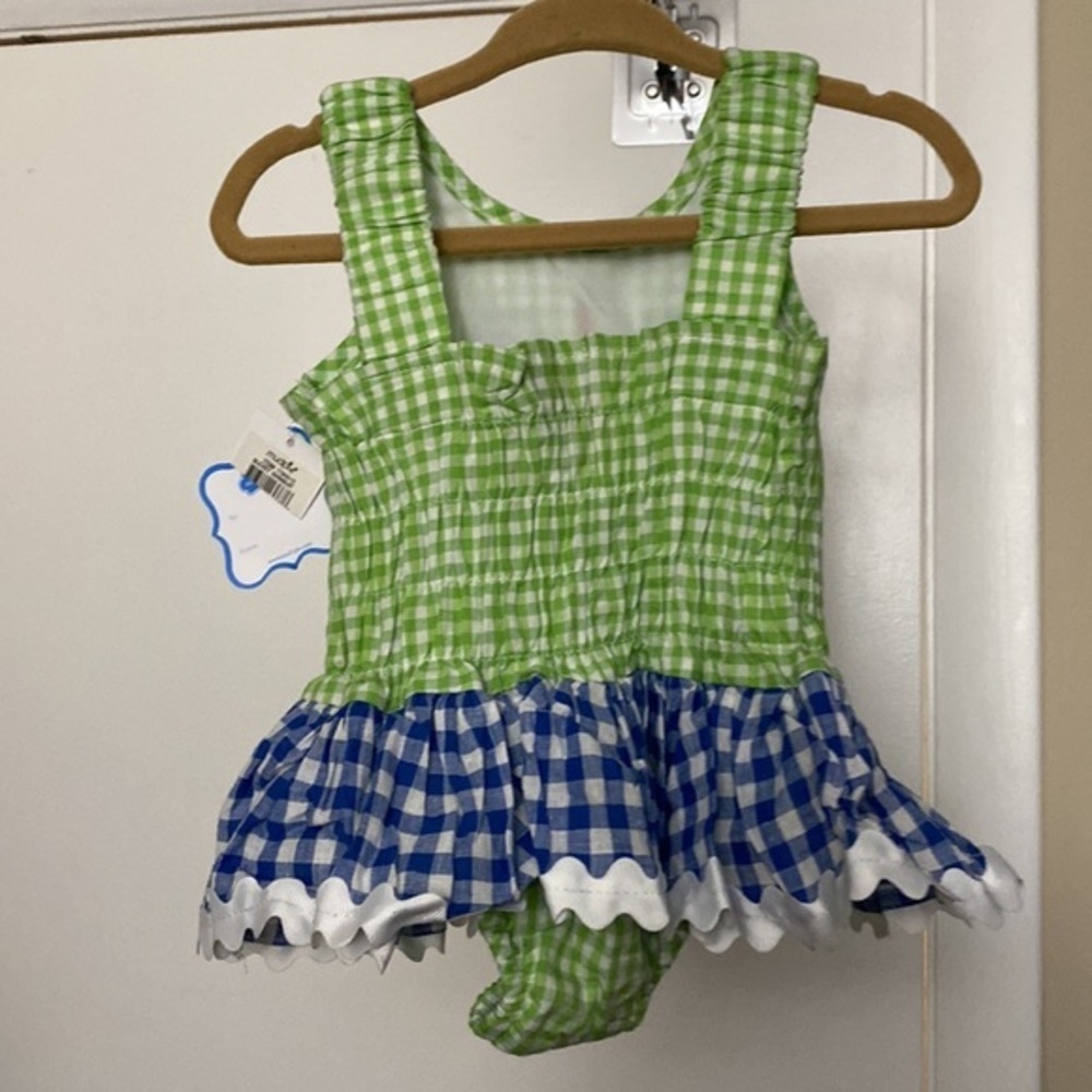 NWT Mud Pie Baby Swimsuit 9-12M - Picture 2 of 5